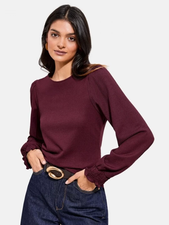 Foto van product Friends Like These Blouse wijnrood