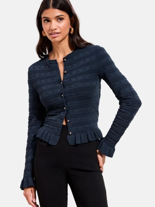Foto van product Friends Like These Gebreid vest marine