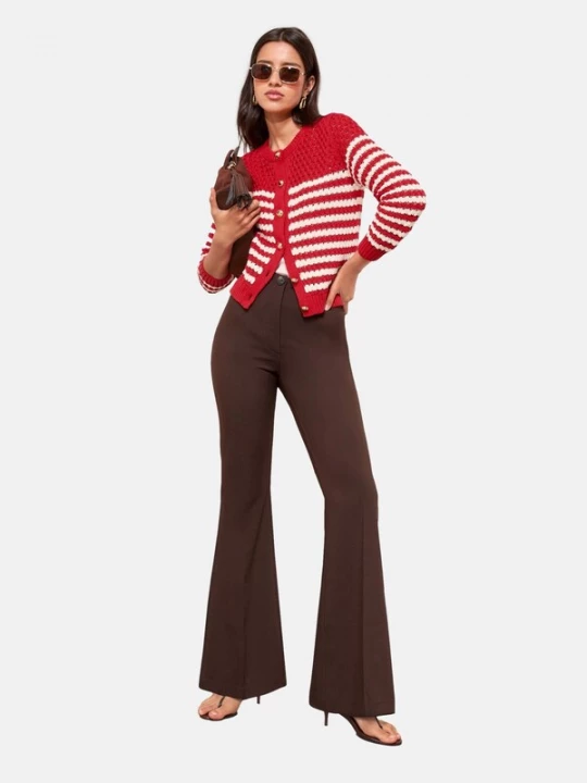 Foto van product Friends Like These Gebreid vest rood / wit