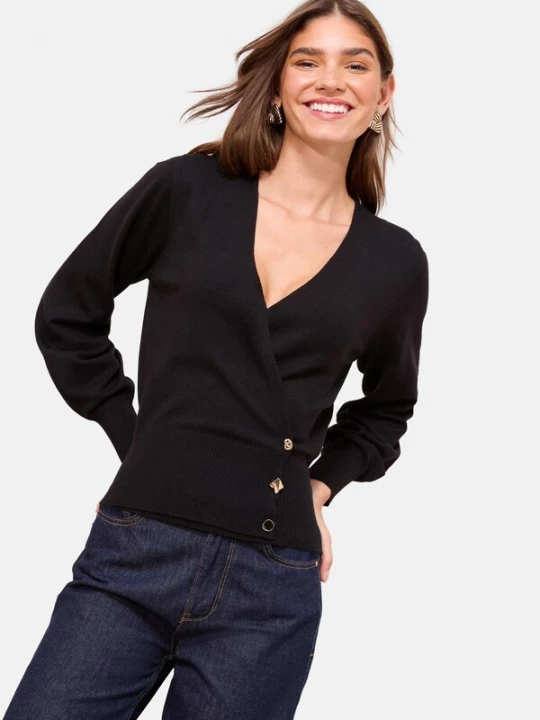 Foto van product Friends Like These Gebreid vest zwart
