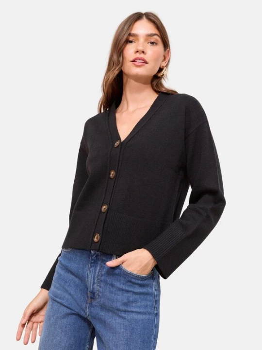Foto van product Friends Like These Gebreid vest zwart
