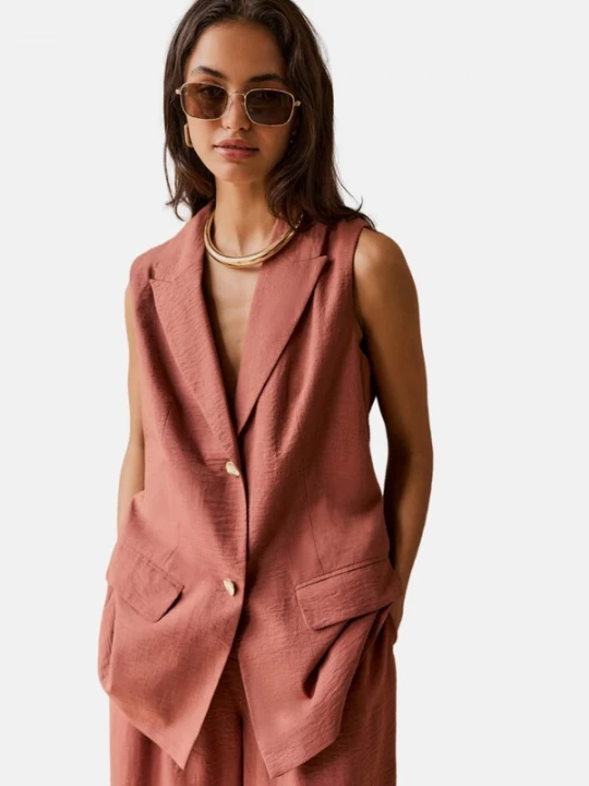 Foto van product Friends Like These Gilet roestrood