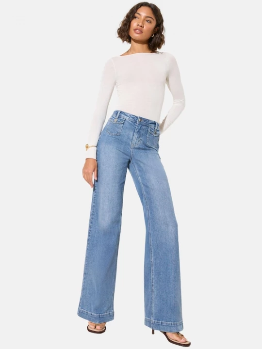 Foto van product Friends Like These Jeans blauw denim