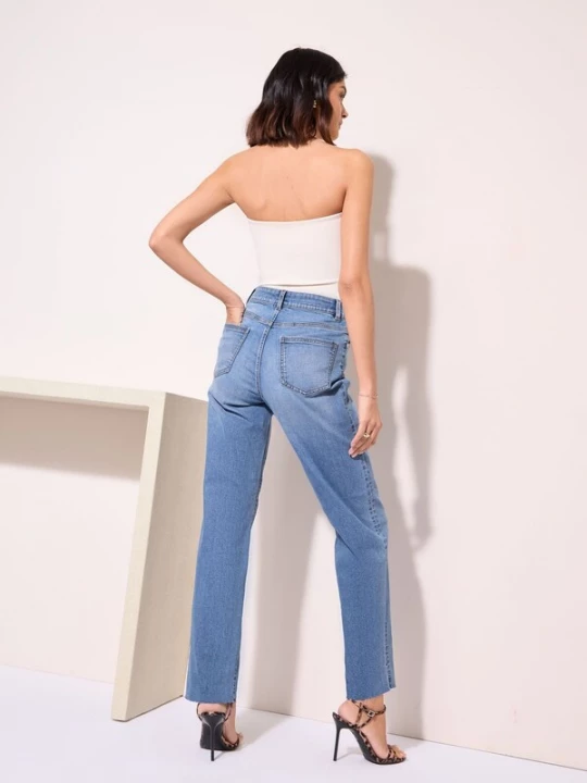 Foto van product Friends Like These Jeans blauw denim