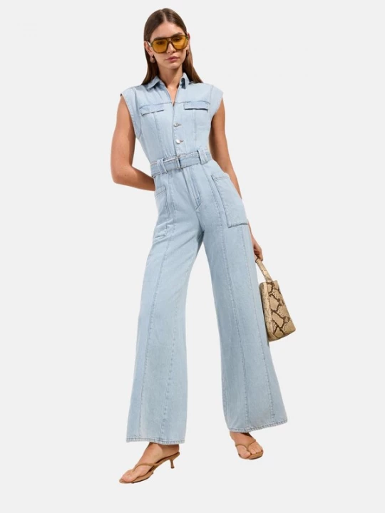 Foto van product Friends Like These Jumpsuit blauw denim