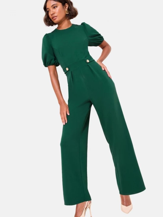 Foto van product Friends Like These Jumpsuit donkergroen