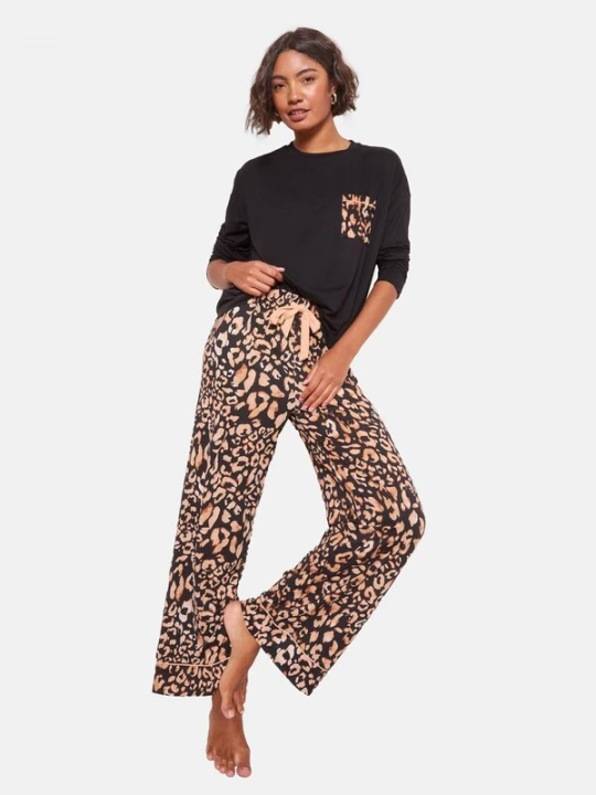 Foto van product Friends Like These Pyjama bruin / zwart