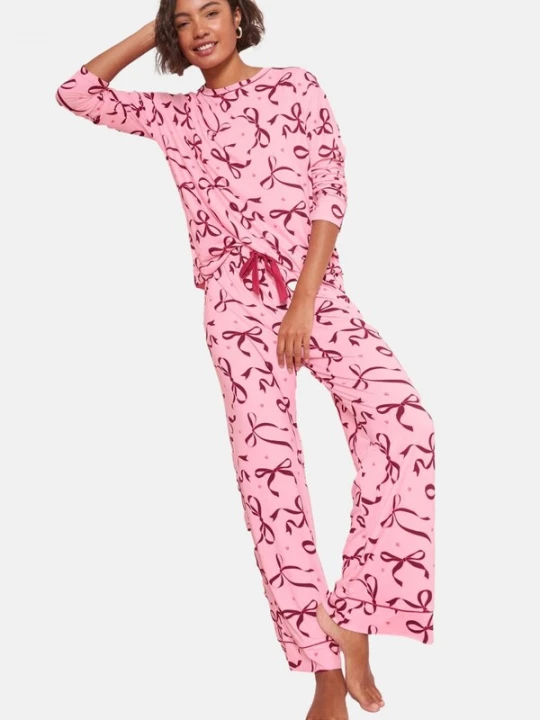 Foto van product Friends Like These Pyjama pink / rood