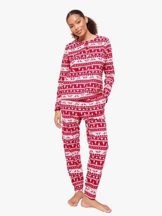 Foto van product Friends Like These Pyjama rood / wit