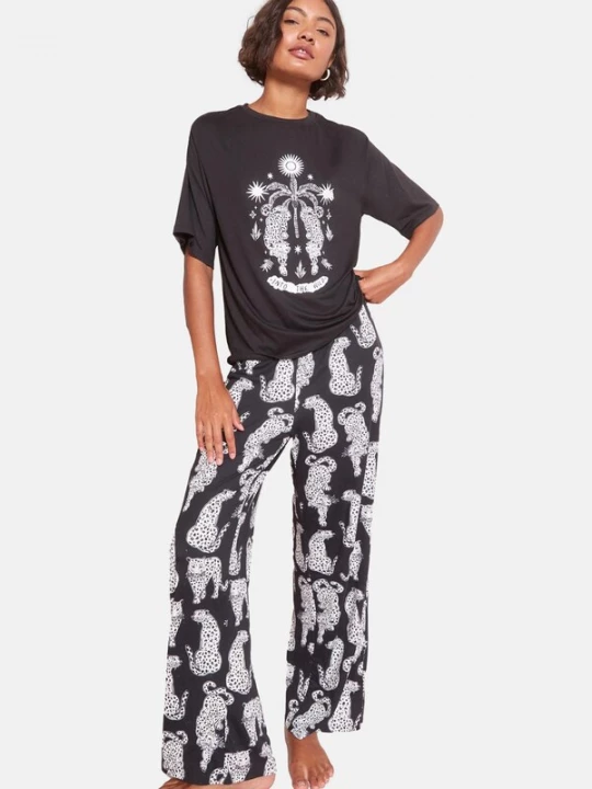 Foto van product Friends Like These Pyjama zwart / wit