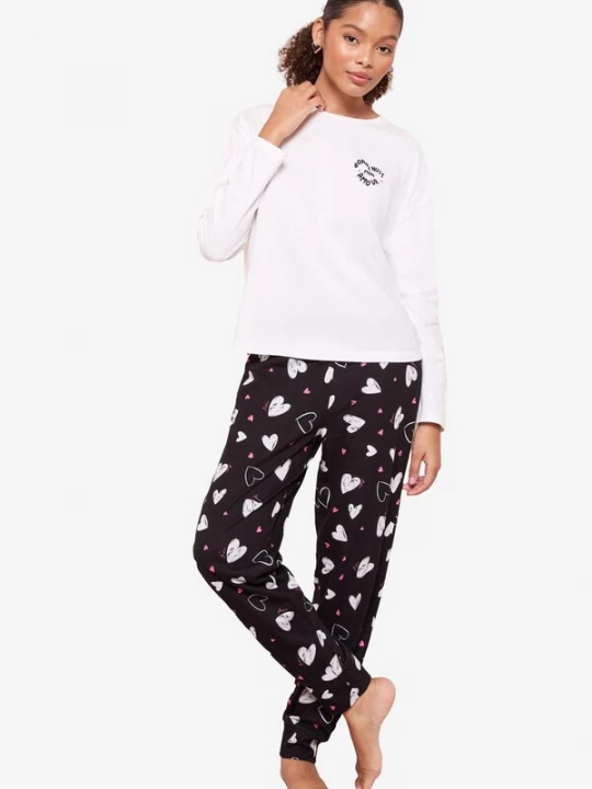 Foto van product Friends Like These Pyjama zwart / wit