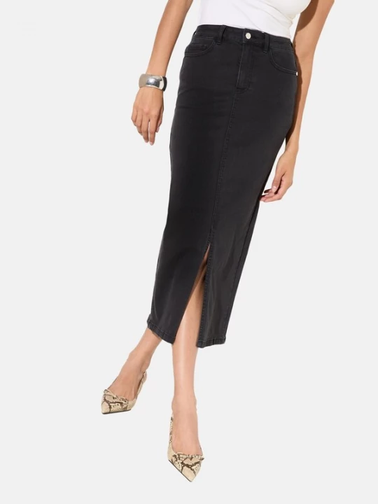 Foto van product Friends Like These Rok black denim