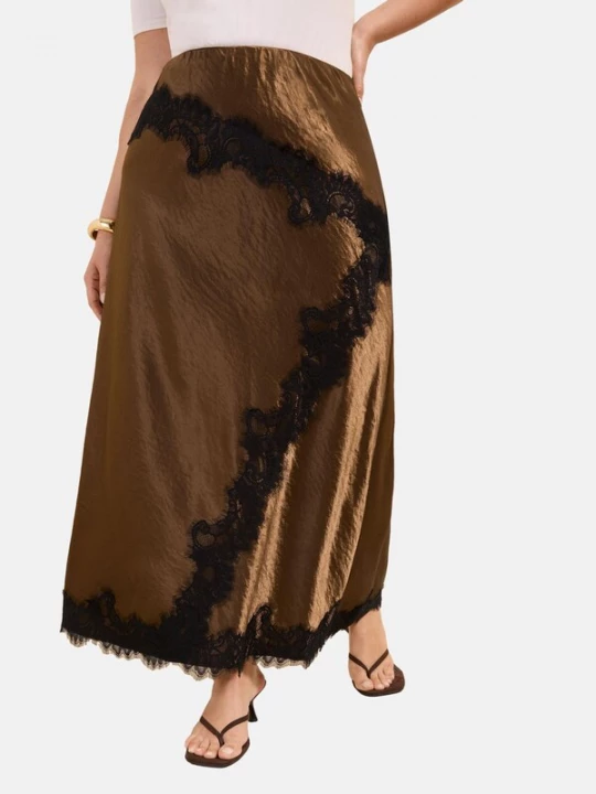 Foto van product Friends Like These Rok bruin / zwart