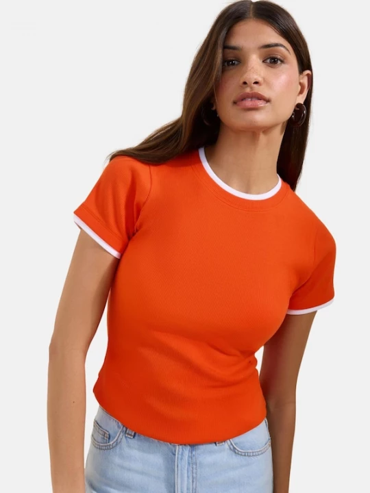 Foto van product Friends Like These Shirt kreeft / wit