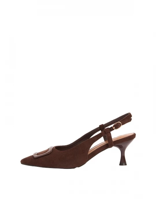 Foto van product Friends Like These Slingpumps donkerbruin