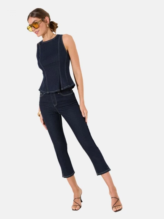 Foto van product Friends Like These Top donkerblauw
