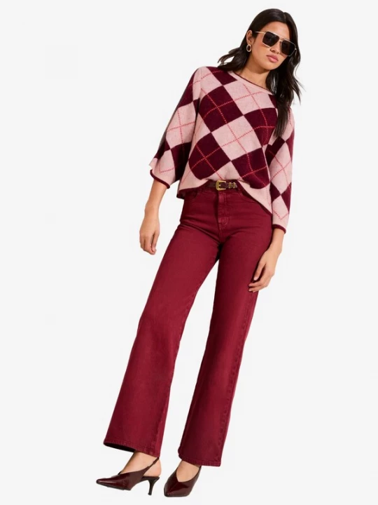 Foto van product Friends Like These Trui bessen / pink