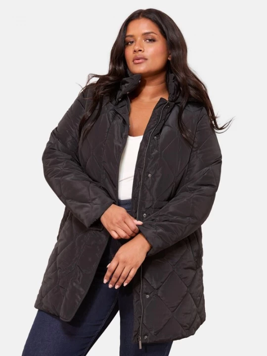 Foto van product Friends Like These Wintermantel zwart