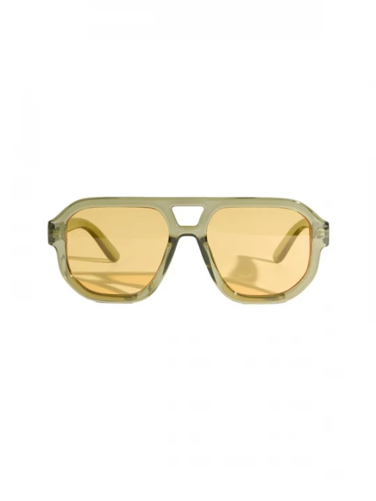 Foto van product Friends Like These Zonnebril 'Aviator' groen