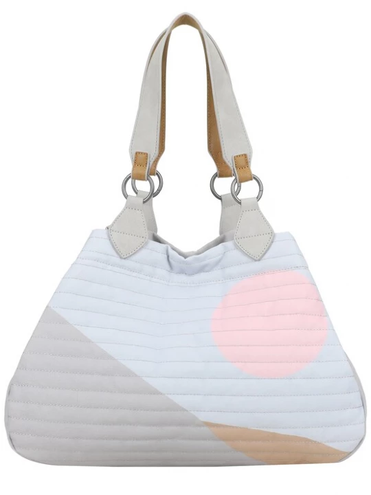 Foto van product Fritzi aus Preußen Handtas 'Izzy Limited Sunny Morning' lichtblauw / lichtgrijs / pink