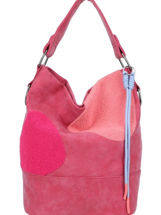 Foto van product Fritzi aus Preußen Schoudertas 'Olga Limited Happy Flocked Jive' pink