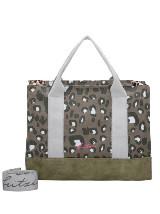 Foto van product Fritzi aus Preußen Shopper grijs / groen / pink
