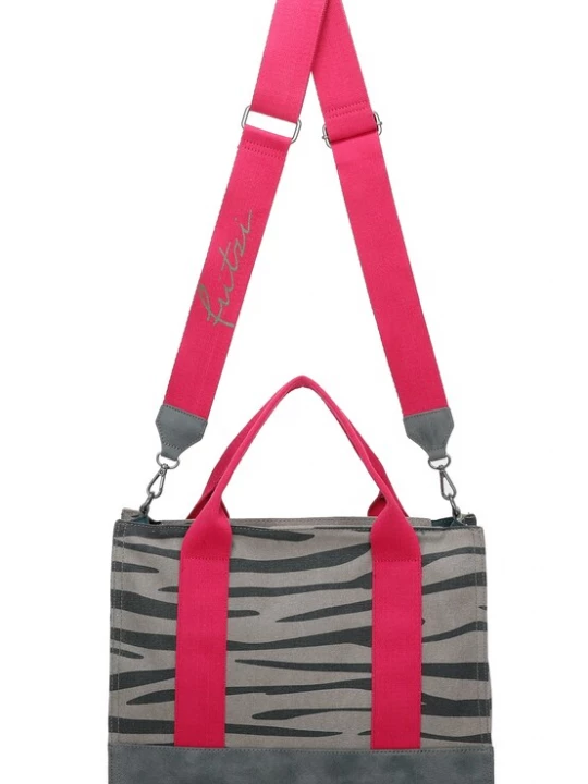 Foto van product Fritzi aus Preußen Shopper grijs / pink / zwart