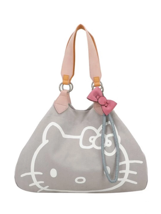 Foto van product Fritzi aus Preußen Shopper 'Hello Kitty' stone grey / wit