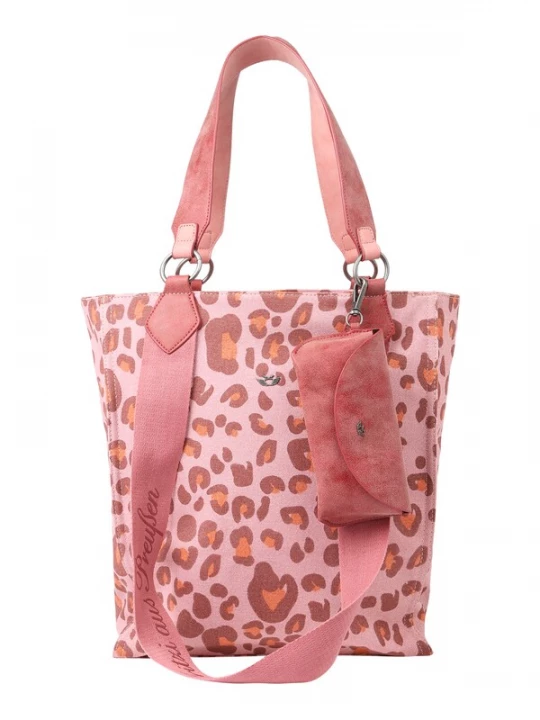 Foto van product Fritzi aus Preußen Shopper 'Izzy' bessen / oranje / rosa