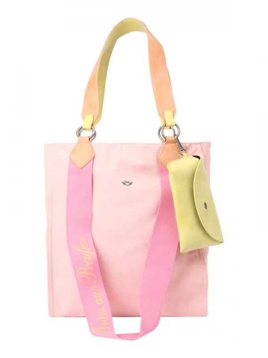 Foto van product Fritzi aus Preußen Shopper 'Izzy' geel / oranje / rosa