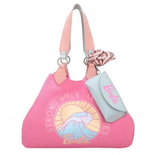 Foto van product Fritzi aus Preußen Shopper 'Izzy Limited Barbie Big Wave' hemelsblauw / geel / pink / rosa