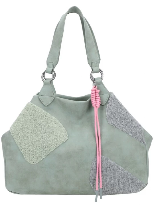 Foto van product Fritzi aus Preußen Shopper 'Izzy Medium Limited Happy' mintgroen