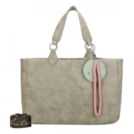 Foto van product Fritzi aus Preußen Shopper 'Izzy ' olijfgroen / gemengde kleuren