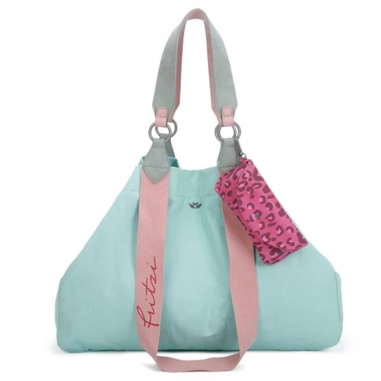 Foto van product Fritzi aus Preußen Shopper 'Izzy' turquoise / oudroze / lichtroze / roodviolet
