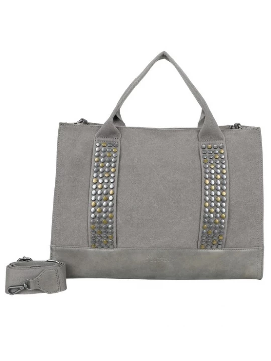 Foto van product Fritzi aus Preußen Shopper 'Tote Bag Limited Rivet' stone grey