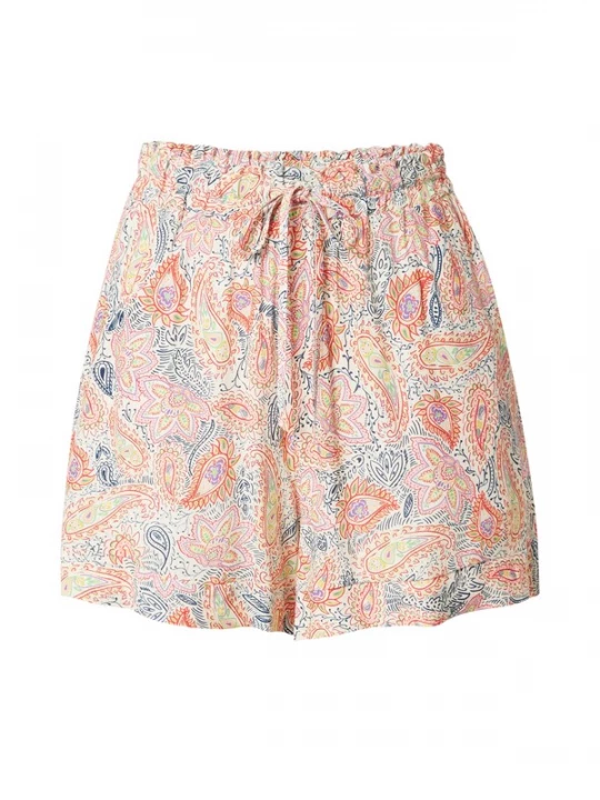Foto van product FRNCH PARIS Broek 'Jalia' blauw / geel / oranje / abrikoos / pink