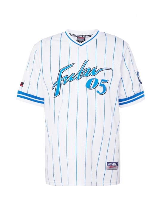 Foto van product FUBU Shirt blauw / azuur / wit
