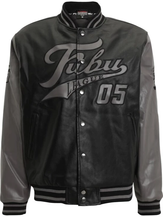 Foto van product FUBU Tussenjas donkergrijs / vuurrood / zwart