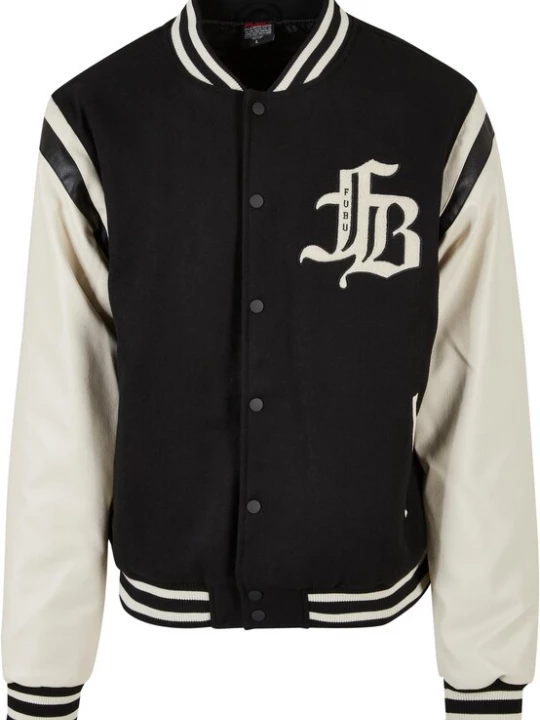 Foto van product FUBU Tussenjas lichtbeige / rood / zwart