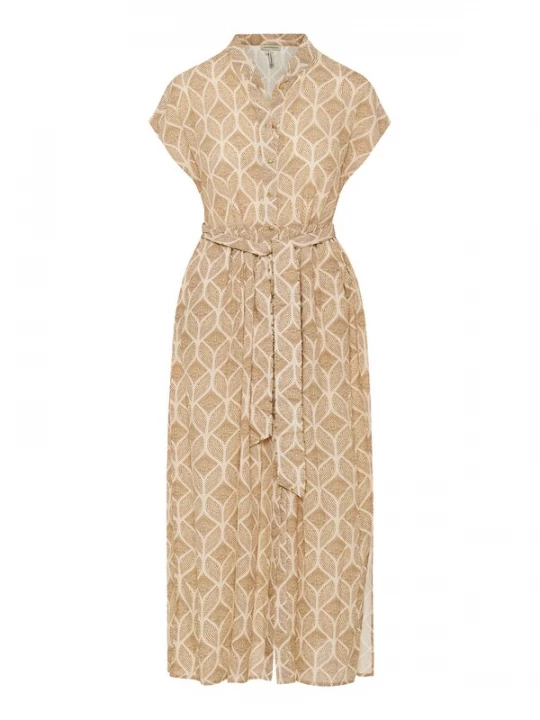 Foto van product Funky Buddha Blousejurk crème / karamel