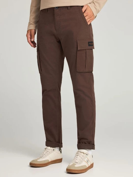 Foto van product Funky Buddha Broek donkerbruin
