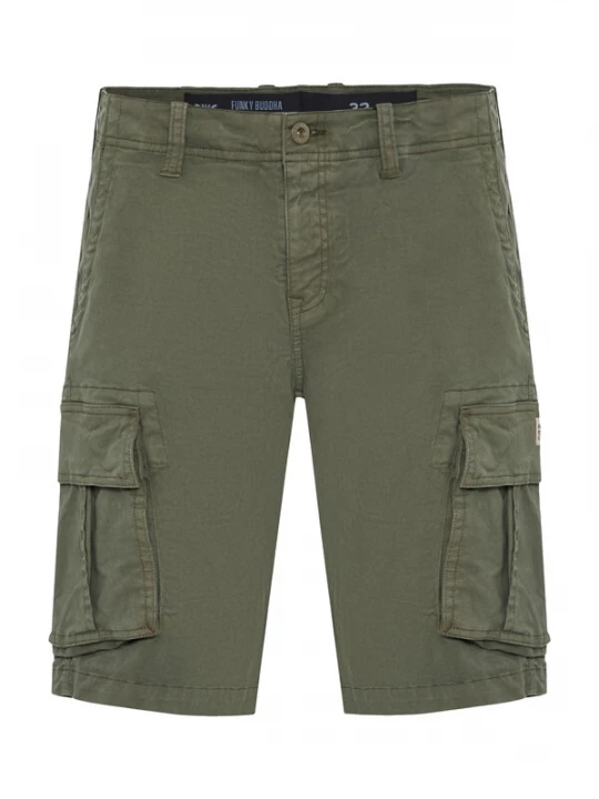 Foto van product Funky Buddha Cargobroek olijfgroen
