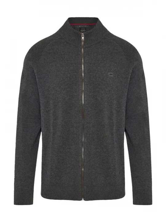 Foto van product Funky Buddha Gebreid vest donkergrijs