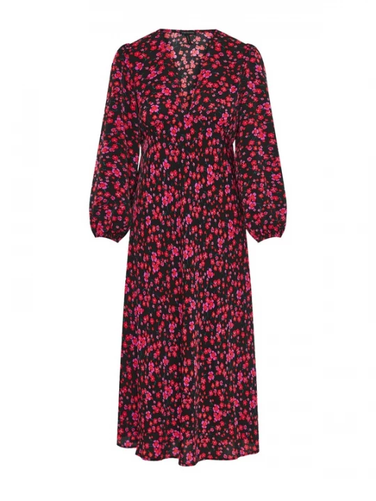 Foto van product Funky Buddha Jurk pink / rosa / rood / zwart