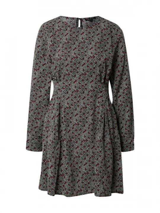 Foto van product Funky Buddha Jurk rood / zwart / wit