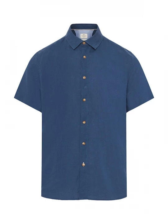 Foto van product Funky Buddha Overhemd blauw