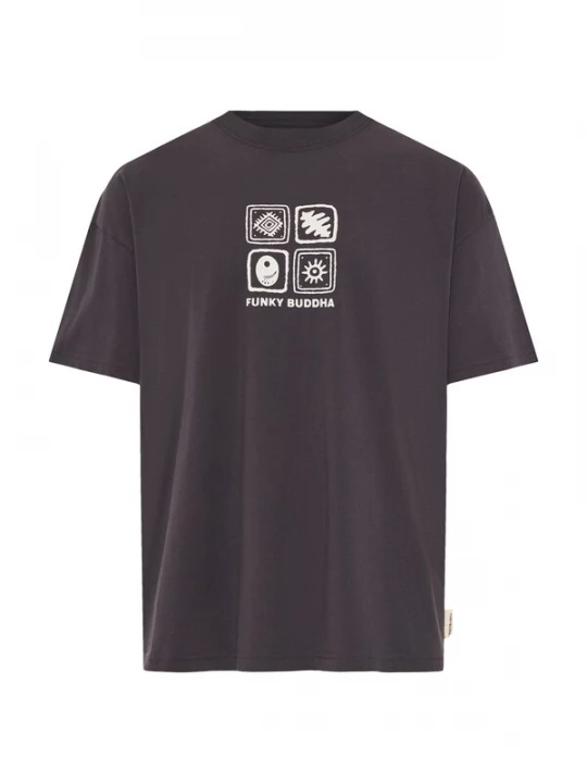Foto van product Funky Buddha Shirt antraciet
