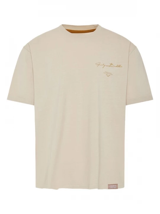 Foto van product Funky Buddha Shirt beige / mosterd