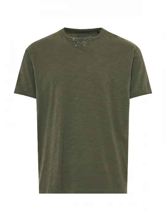Foto van product Funky Buddha Shirt olijfgroen
