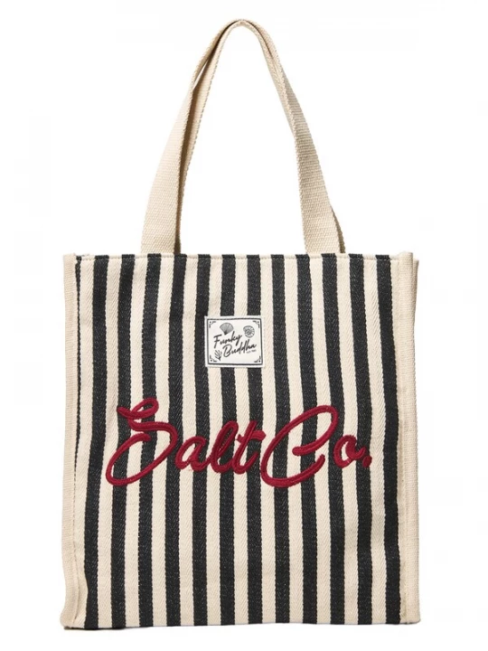 Foto van product Funky Buddha Shopper ecru / bordeaux / zwart